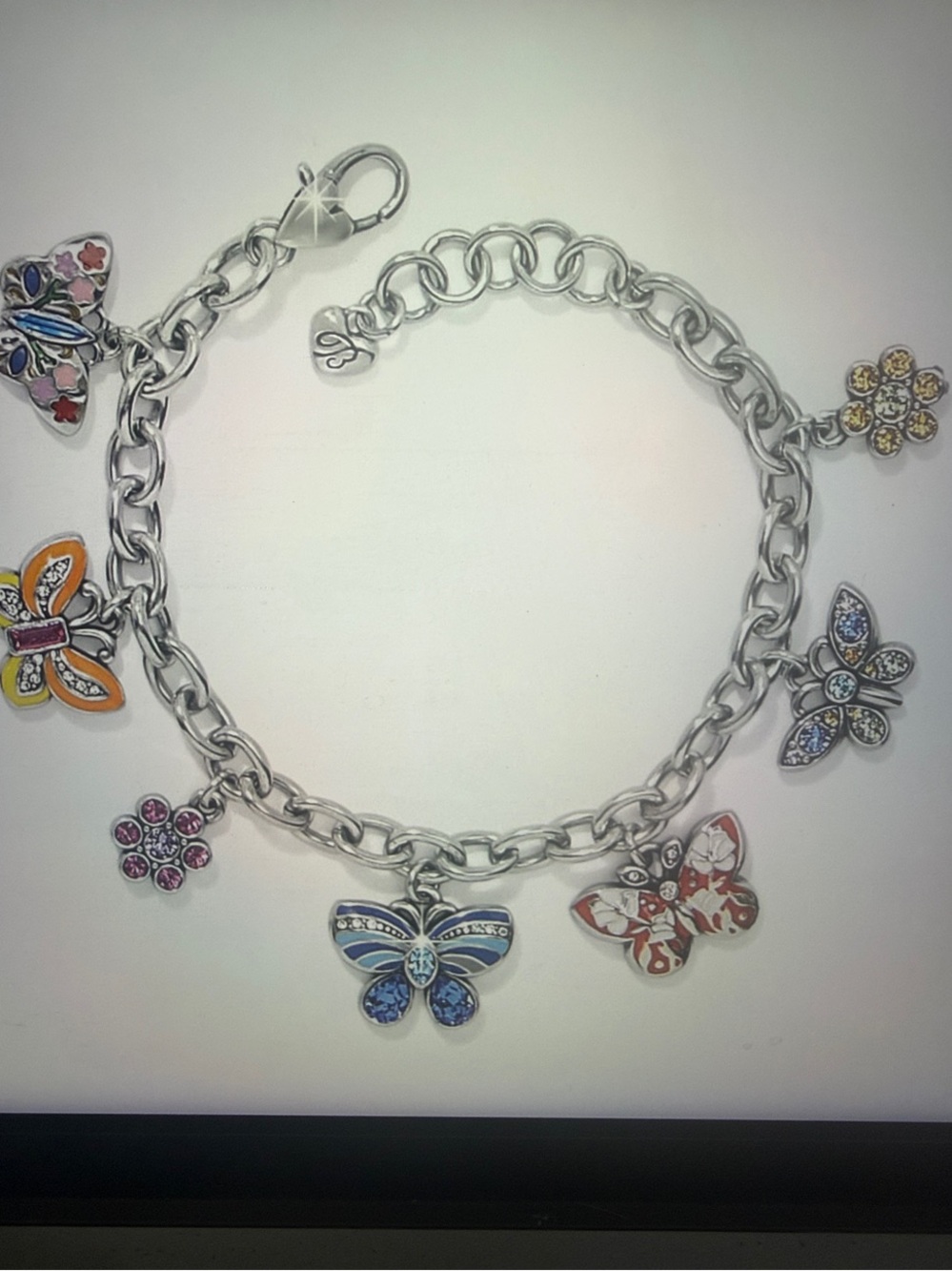 Brighton Sydney Flutter Charm Bracelet $168 NWT